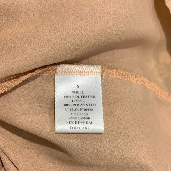 Dress Forum Danity Floral Print Sleeveless Mini Dress Mauve Size Small - Picture 7 of 7